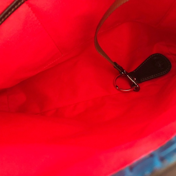 NWOT Dooney & Bourke Blue Leather Tote - Picture 13 of 16